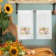 thumbnail image 5 of Juego de toallas de mano con forma de hexagrama bordado en otoño, Hello Fall, 14 x 30 cm, 5 of 8