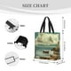thumbnail image 3 of Fotbe Serene Coastal Blue Sky Bolsa Tote con Estampado para Mujer, Bolsos con Cremallera, Bolsa de Hombro Casual de Gran Capacidad con Bolsillos Internos, 3 of 7