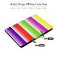thumbnail image 2 of iPad Pro 9.7 Inch Case (2016 Released), Allytech PU Leather Stand Folio Slim Smart Shell Cover Auto Sleep Wake Feature Girls Protective Cards Holder Wallet Case for Apple iPad Pro 9.7, Rainbow, 2 of 7