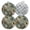 Black1085, variant on 4 PCS Pot Holders for Kitchen,Potholders Sets with Hook for Oven,Cooking,Baking,Hummingbird Near Fragrant White Blossoms