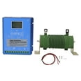 thumbnail image 2 of Wind Solar Hybrid Controller, Aluminum Iron LCD Display MPPT Boost Charging Multifunctional Wind Solar Controller for Off Grid Wind Solar Power System, 2 of 7