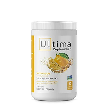 Ultima Hydrating Electrolyte Powder Lemonade 90 Servings no Sugar 0