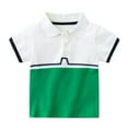 thumbnail image 1 of T-shirt Polo Garçon Panneau T-Shirt Rugby Garçon T-Shirt Manches Courtes Garçon 5-6 Ans Mode Garçon, 1 of 4
