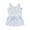 Blue, variant on Suealasg 2Pcs Toddler Baby Girls Clothes Flower Print Sleeveless Crew Neck Tank Top and Elastic Shorts 6M 1T 2T 3T 4T Kids Girls Summer Outfits Set