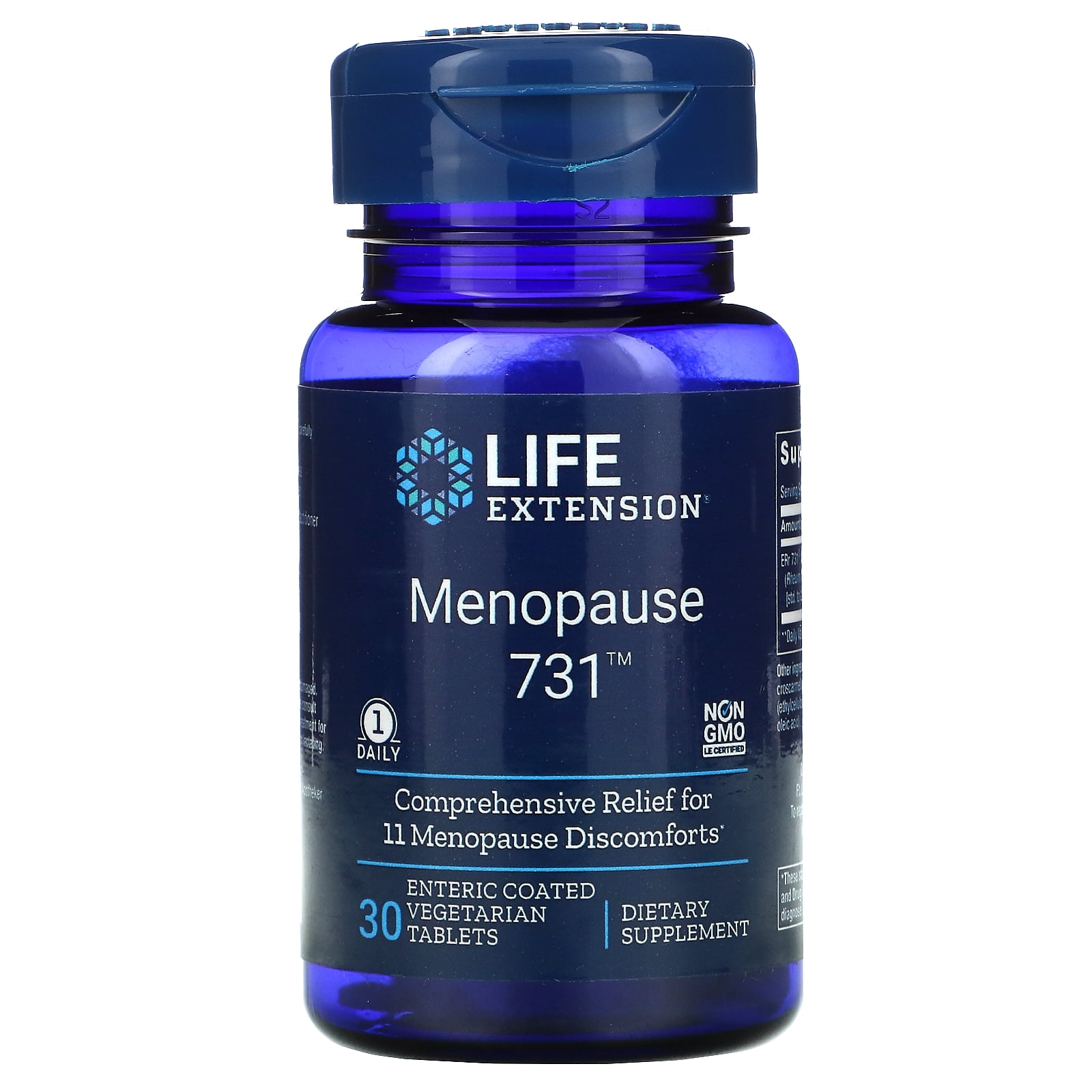 Menopause 731, 30 Enteric Coated Vegetarian Tablets, Life Extension
