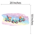 thumbnail image 4 of Day Care Wall Decals for Care Taker Daycare - Animals in Railroad Car Enjoying Ride Train DIY & Creativity Boy Girl Bedroom Wall Sticker - Size: 20 In x 10 In, 4 of 5