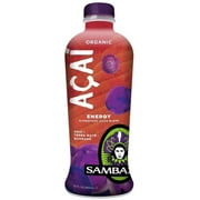 Sambazon Organic Energy Superfood Acai Berry Yerba Mate Guarana Juice Blend, 32 Fluid Ounce -- 6 per Case.