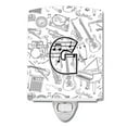 thumbnail image 1 of Carolines Treasures CJ2007-GCNL Letter G Musical Note Letters Ceramic Night Light, 1 of 1