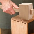 thumbnail image 5 of Wooden Mallet 9.84Inch Beech Wood Carpenter Hammer For Woodworking Carving Mallet Striking Chisels, 5 of 5