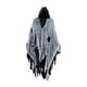 thumbnail image 2 of Disfraz de parca jinwen Capa con capucha Halloween Grim Negro, 2 of 8