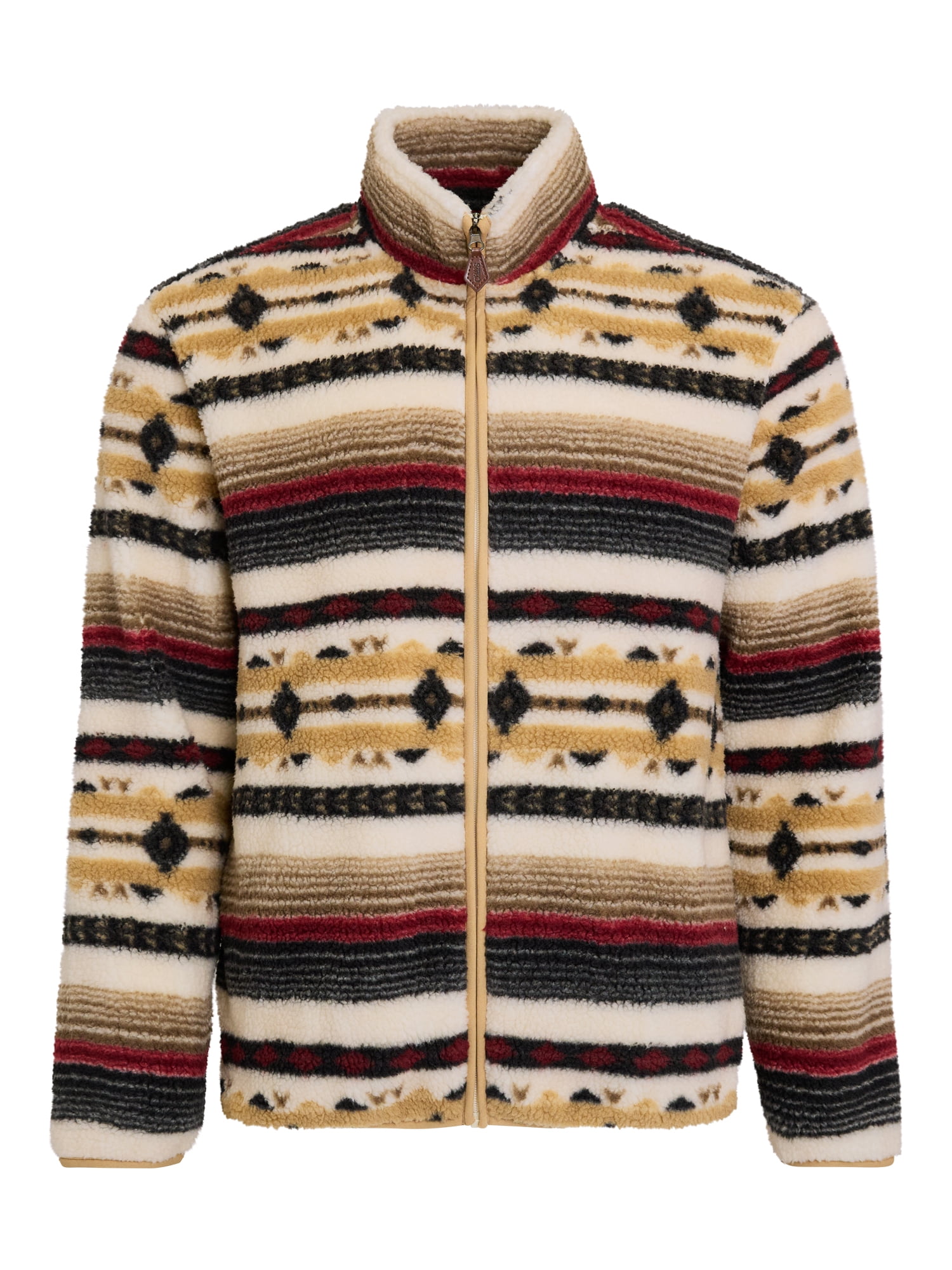 Chaps Men's & Big Men's High Pile Printed Plaid Sherpa Jacket, Sizes S-3XL