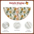 thumbnail image 3 of Fotbe Fruit Pineapples Pattern Christmas Tree Skirt, Tree Skirts Plush Christmas Decorations, Christmas Tree Skirts Xmas Decorations Holiday Party Decor-30", 3 of 6