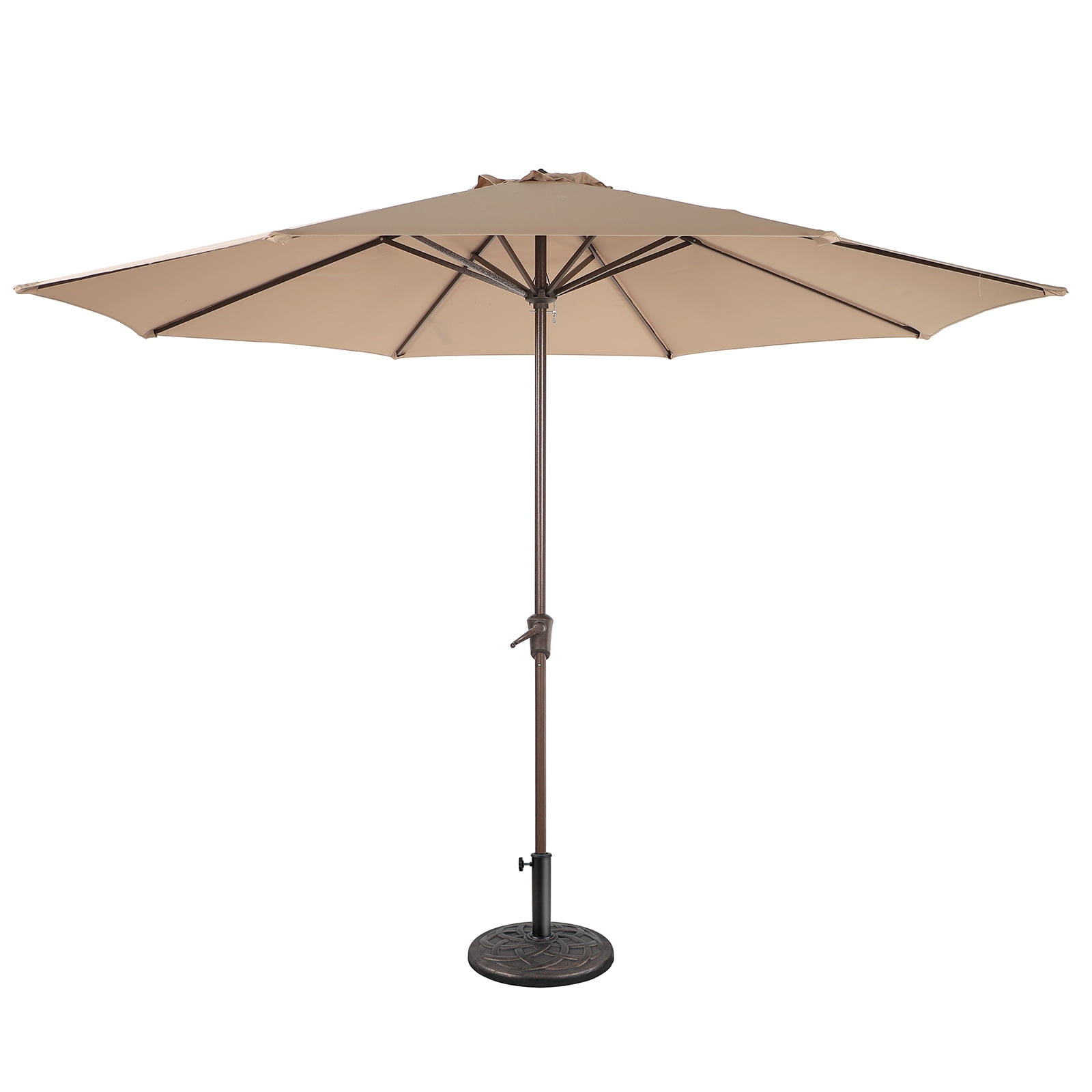 COBANA 11ft Patio Umbrella with Base Included, Large Outdoor Market