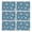 Pioneer Flower Floral-1, variant on Pioneer Flower Floral Print Pattern Summer Placemats Table Placemats Set Of 6-Linen Kitchen Washable Placemats Table Mats 12x18 Inch Non-Slip Heat Resistant