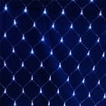 thumbnail image 2 of Louist 6.56ft x 9.84ft Mesh Net String Lights Christmas Fairy String Lights Outdoor US Plug For Xmas Party Wedding Holiday Decor (White), 2 of 4