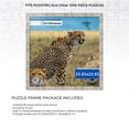thumbnail image 2 of ArtToFrames 23.85x23.85 Inch - 60.6x60.6 CM Multi Puzzle Frame for 1000 piece Puzzles.3.75 Inch Custom Wood Puzzle Frames, white wash - Comes with Economy Acrylic, 2 of 6