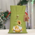 thumbnail image 5 of Naloa Sunflower Gnomes Drawstring Christmas Bags, 3D Xmas Gift Bags, Christmas Wrapping Bags, Xmas Goodie Bags, Treat Pouch Bags, Party Favor Bags-Medium, 5 of 9