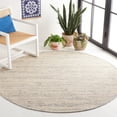 thumbnail image 2 of SAFAVIEH Natural Fiber Iskra Abstract Area Rug, Beige/Grey, 6' x 6' Round, 2 of 8