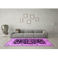 thumbnail image 3 of Ahgly Company Indoor Rectangle Oriental Purple Traditional Area Rugs, 2' x 4', 3 of 4