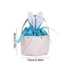 thumbnail image 3 of Bolso con orejas de conejo de Pascua | Minibolso de piel sintética con cierre de cinta | Decoración infantil para fiestas de Pascua y bolsa de regalo para huevos y golosinas | Amarillo, blanco,, 3 of 6