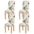 thumbnail image 2 of BZSMCE Chairs Slipcovers Dining Chair Covers Reindeer Head Creative Pattern, 2 of 7