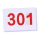 thumbnail image 1 of Números de competidor para correr, ligeros, resistentes al desgarro, de tela para número de atleta 301 a 400, 1 of 9
