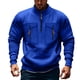thumbnail image 1 of pstuiky camisa de manga larga para hombre, Sudadera con capucha y cuello alto de manga larga de color liso para hombre camisetas de hombre xxl, 1 of 2