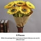 thumbnail image 5 of Rama de girasoles artificiales Matsuzay 6 piezas decoración jardín, 5 of 6
