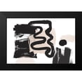 thumbnail image 2 of Orlov, Irena 18x13 Black Modern Framed Museum Art Print Titled - Minimalist Pink Black Palette II, 2 of 5