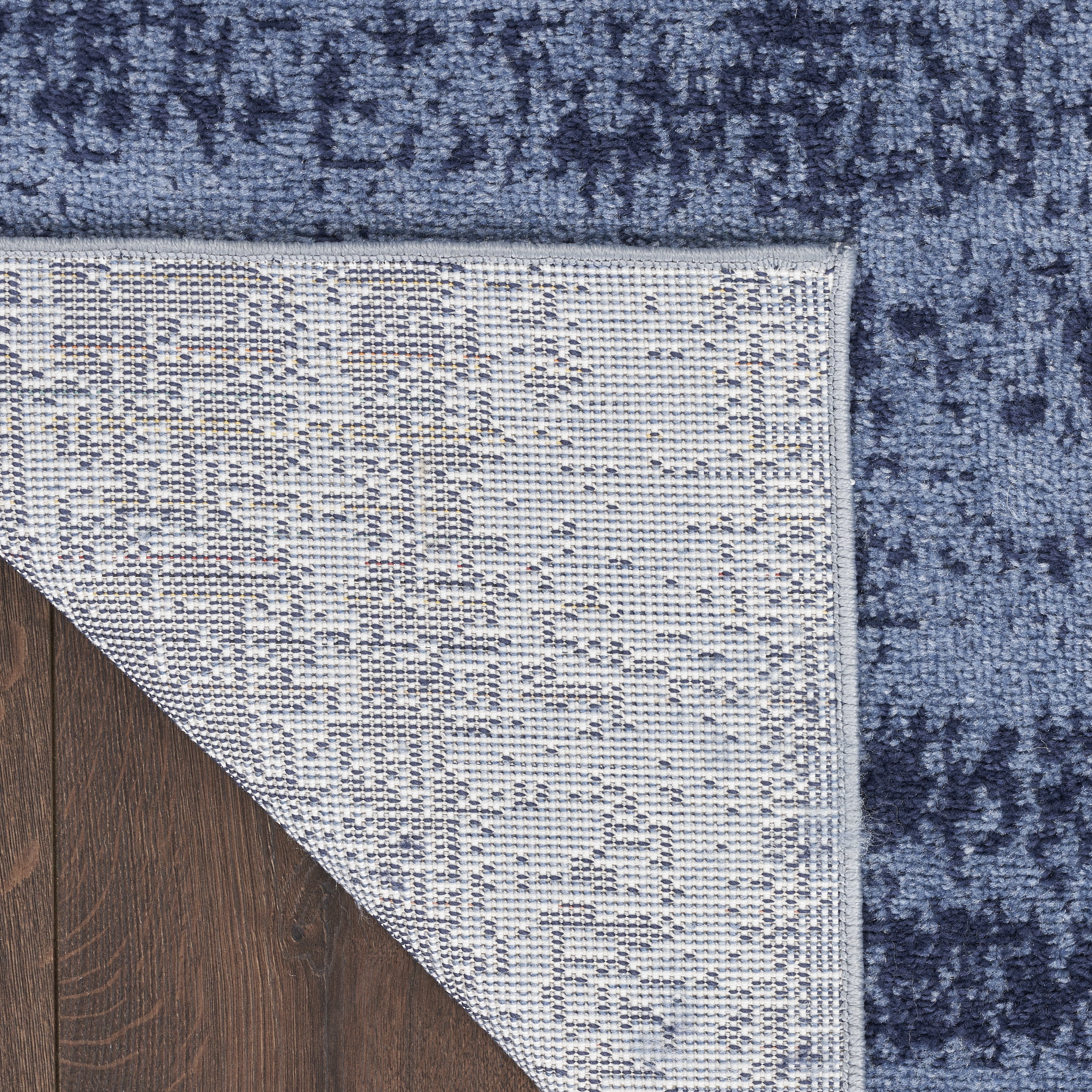 Nourison Essentials Indoor/Outdoor Denim 9' x 12' Area Rug, (9x12)