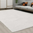 thumbnail image 1 of Alfombra CAROMIO 203 x 254 cm Fluffy Shag, color blanco suave, 1 of 7