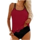 thumbnail image 3 of TaTaai Modest Athletic Bikini Set, Women's High Waist Swimsuit with Strategic Cut Out Design, Adjustable Two Piece for Active Wear Gift, 3 of 9