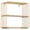 Style 3, variant on Lightweight Object Display Floating Rack Floating Shelves Wall Mounted Hanging Shelves for Wall Decor,Storage | Metal Bracket and Wood Wall Shelf for Living