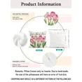 thumbnail image 2 of 4pcs Spring Floral Pillow Covers Pink Farmhouse Floral Letter Decor Polyester Fabric Zippered Single Sided Printed Throw Pillow Cases Spring Home Decor, 2 of 4