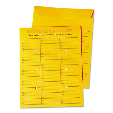 New Interoffice Envelopes - Universal Interoffice Press & Seal Envelope, 10 x 13, Brown, 100/Box -UNV63570