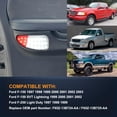 thumbnail image 7 of Nilight 2PCS LED Interior Door Panel Light Courtesy Warning Lights White Red Plug and Play Compatible with Ford F-150 1997-2003 F-250 Lobo1997-1999 F-150 SVT 1999-2022 Heritage 2004, 7 of 7
