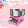 thumbnail image 4 of Commercial Cotton Candy Machine - 1000W Electric Cotton Candy Maker with 3500RPM Motor, Stainless Steel Bowl, Perfect for Home, Parties, Carnivals & Events (Pink）, 4 of 14