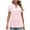 Pink, variant on Scyoekwg Womens Tunic Tops Summer Trendy V Neck Ruffles Sleeve Hollow Out Eyelet Shirts Solid Color Dressy Casual Tunic Blouses (Black,XL)