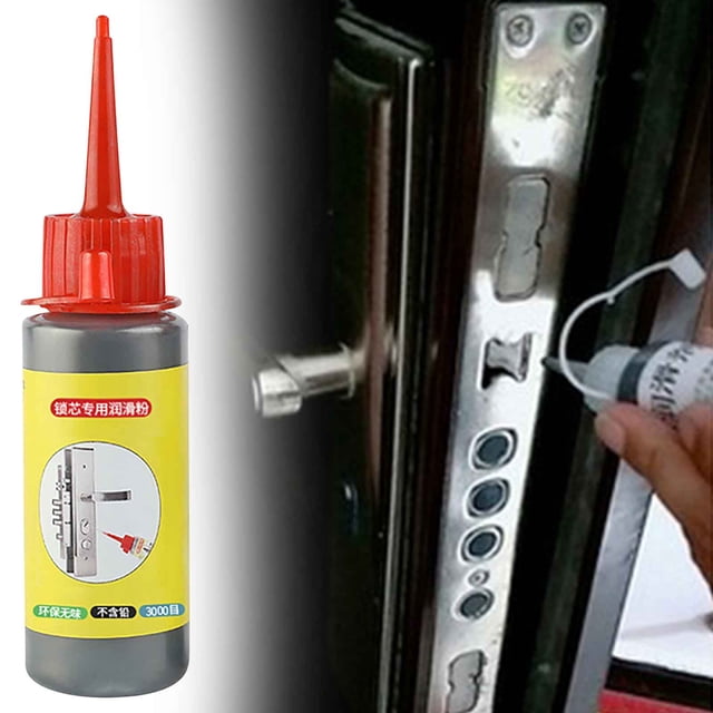 Bilqis Graphite Powder, Graphite Lubricant Lubricant Lock Lubricant Professional Graphite Lubricant For Door Locks Sliding Door Lubricant Security Door Lock Core Lubricant Lubricated Graphite Powder