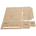 thumbnail image 2 of Leathercraft , Professional Wallet Template, Acrylic Template, 5Pcs Easy To Use Durable For Leather Bag, 2 of 8