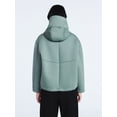 thumbnail image 4 of Scoop Women's and Women's Plus Neoprene Fleece Oversized Jacket with Hood, Sizes XS-4X, 4 of 7