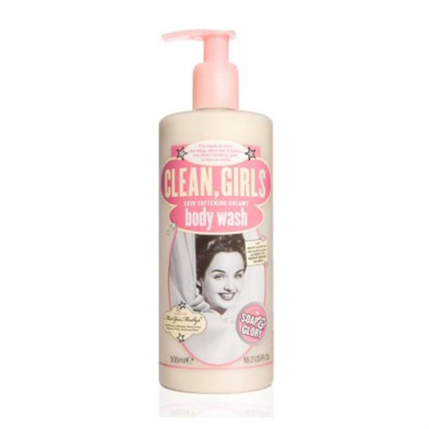 soap & glory clean girls body wash 500ml by soap & glory