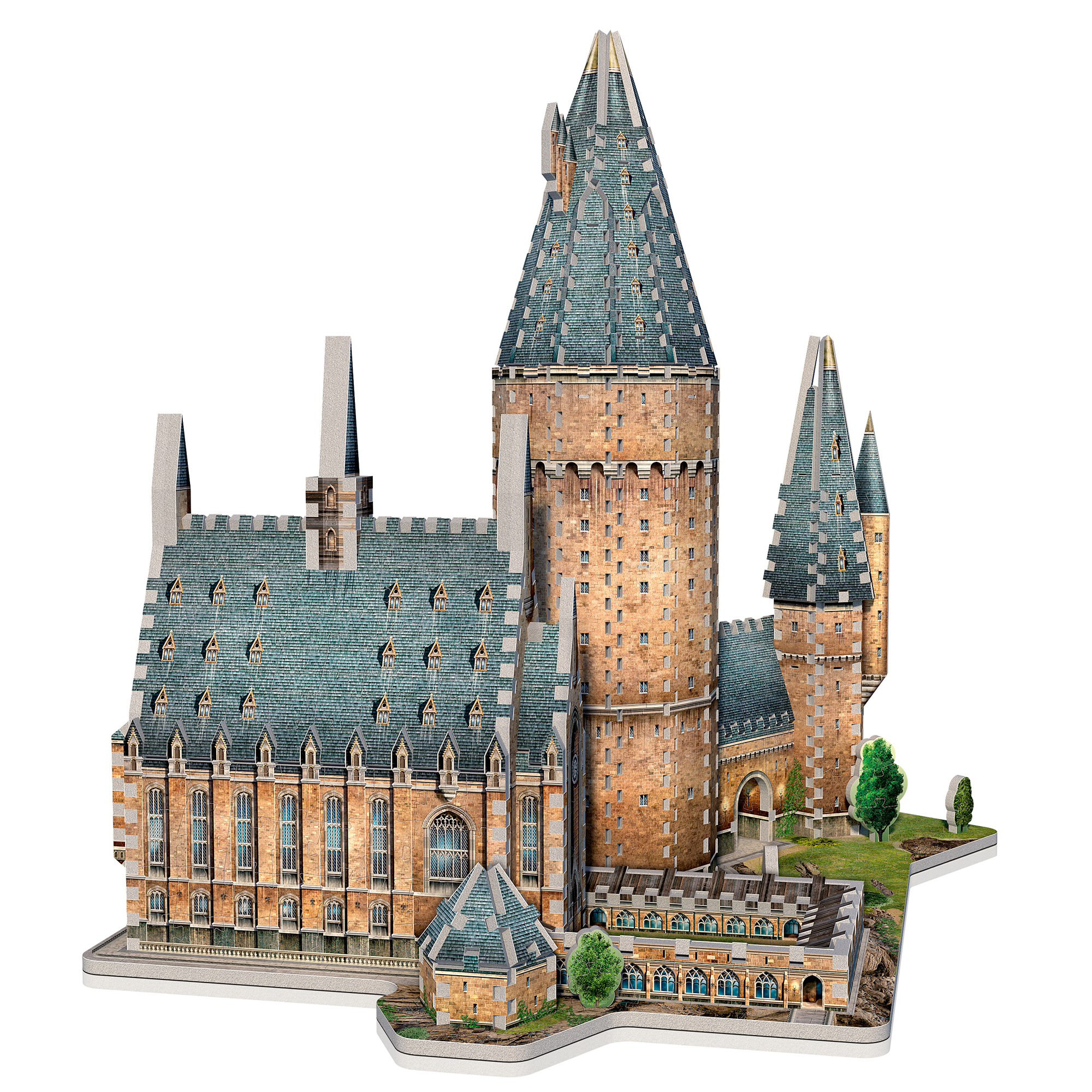 Wrebbit 3D - Harry Potter Hogwarts Great Hall 850 Piece 3D Jigsaw Puzzle - image 4 of 10