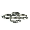 YTBW 4 Stainless Steel Adjustable Pool Hose Clamps 1.25" 2"