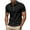 Black, variant on LODIENY Men's Textured Polo Shirts Short Sleeve Slim Fit Casual Button Polo Waffle Knit Collared T-Shirt Summer Collared Golf Athletic Shirt Black XXL