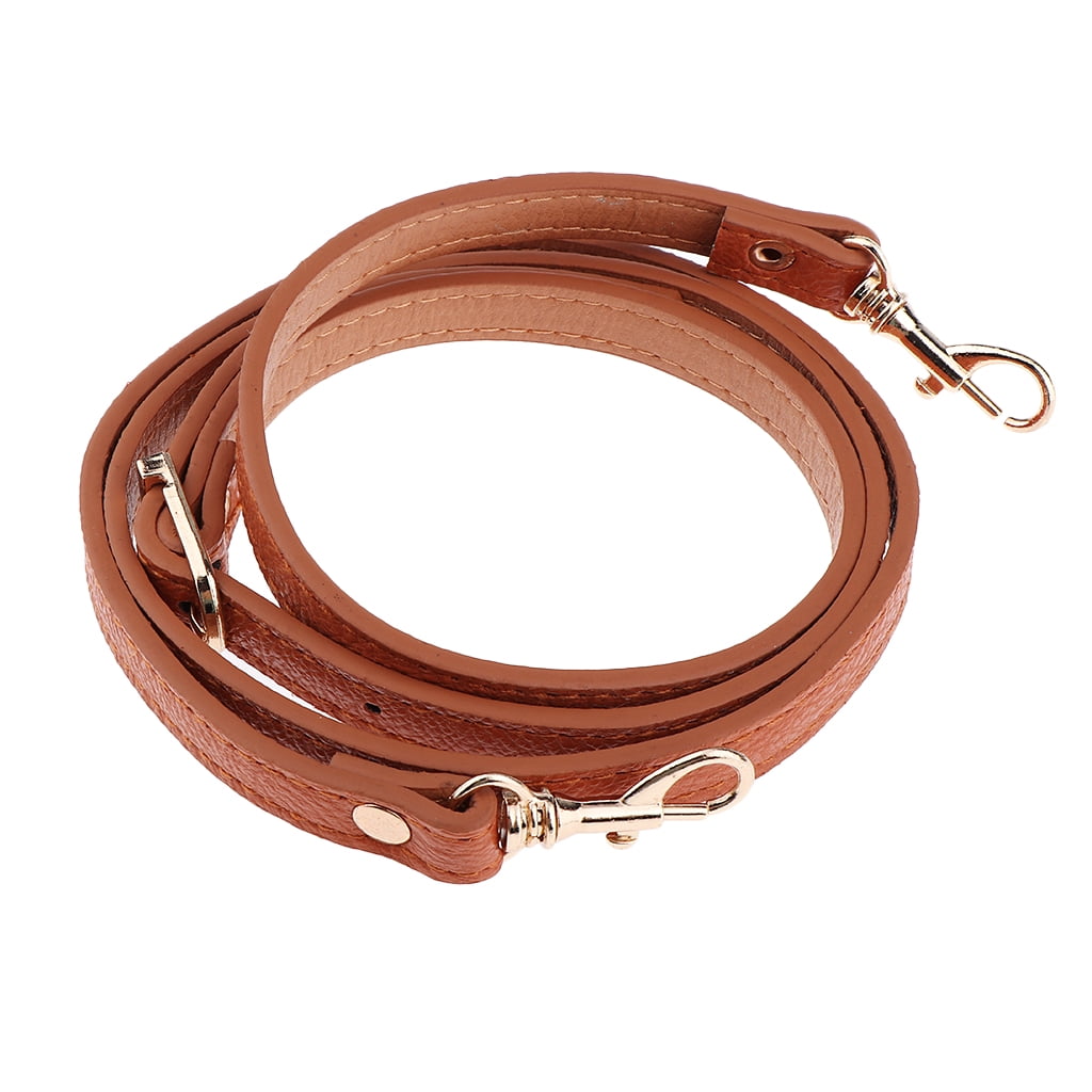 Adjustable Leather Shoulder Bag Strap Belt Replacement Lobster Clasps