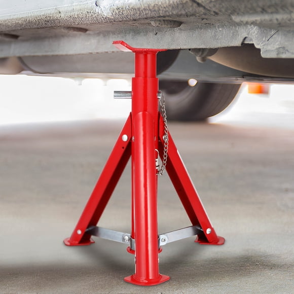 PAMINGONO 2Pcs Car Jack Stands Titanium Steel Foldable Design For Tire Replacement And Vehicle Use