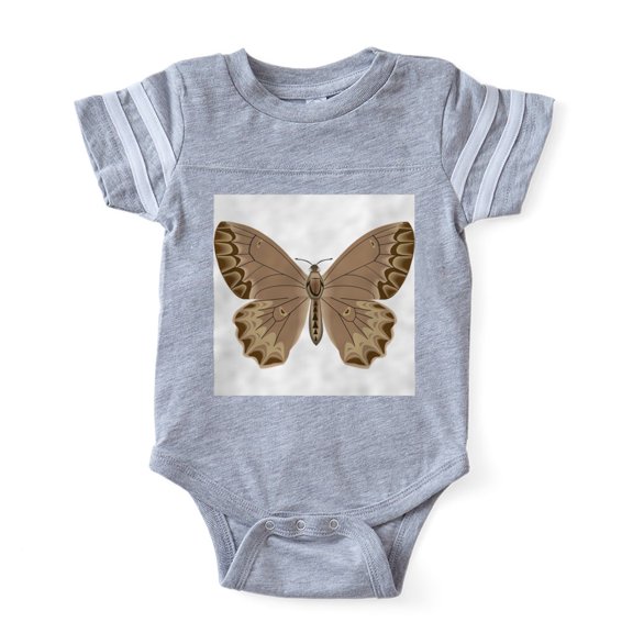 CafePress - Fantasy Butterfly 12 - Cute Infant Baby Football Bodysuit