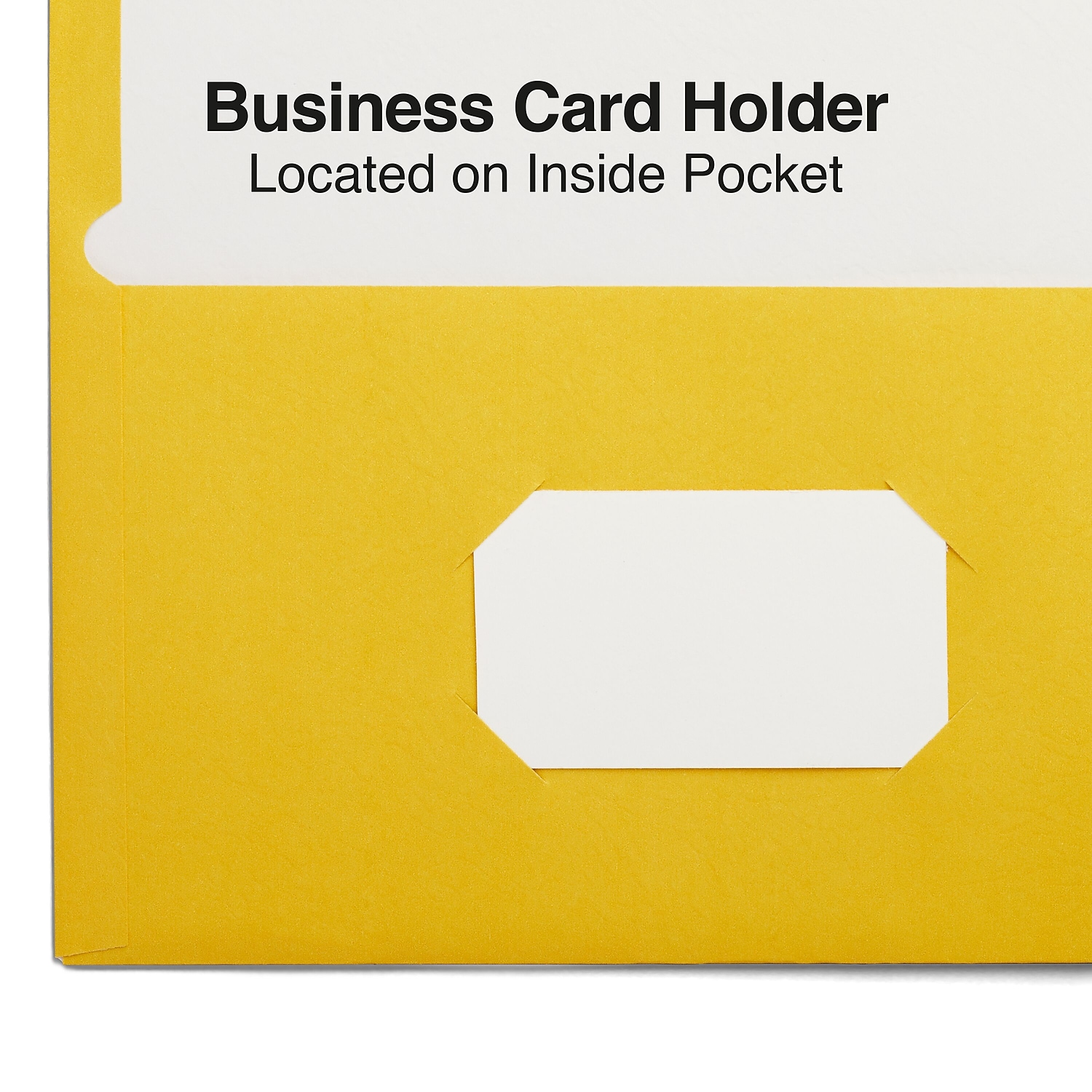 Staples School Grade 2 Pocket Folder Yellow 25/Box (50761/27538-CC)