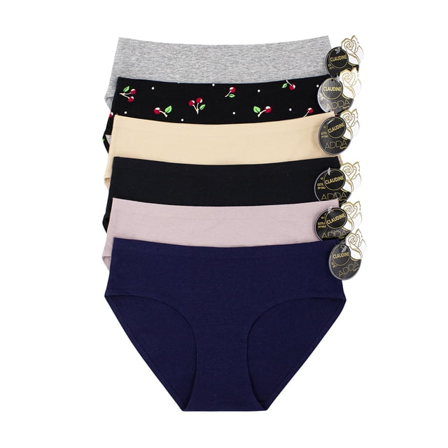 Paquete 6 Pantaleta Dama Algodón Sin Costuras, Corte Láser